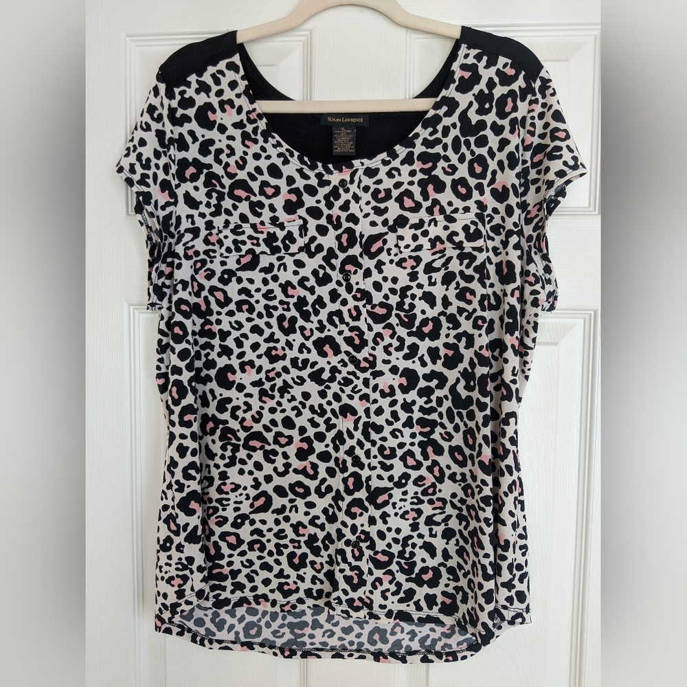 Susan Lawrence Knit Top, Size XL